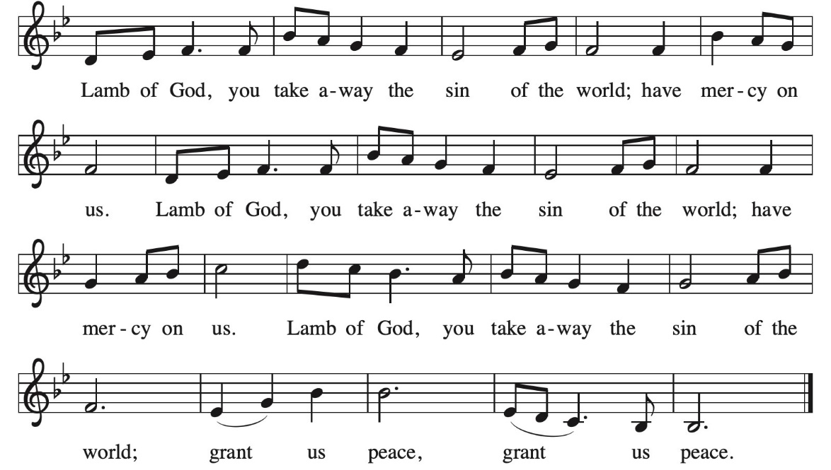 A sheet music with black and white text

Description automatically generated