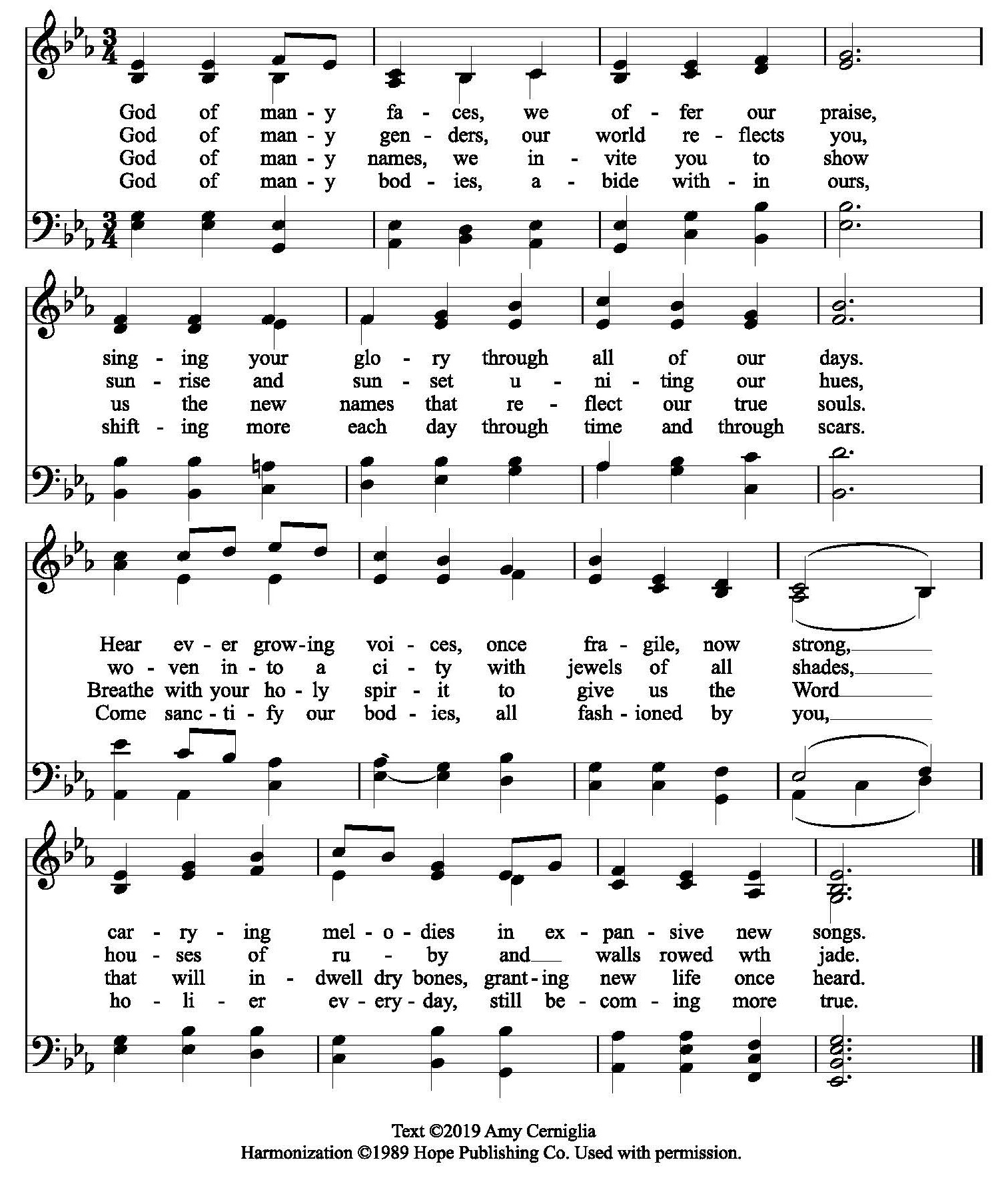 A sheet music with black and white text Description automatically generated