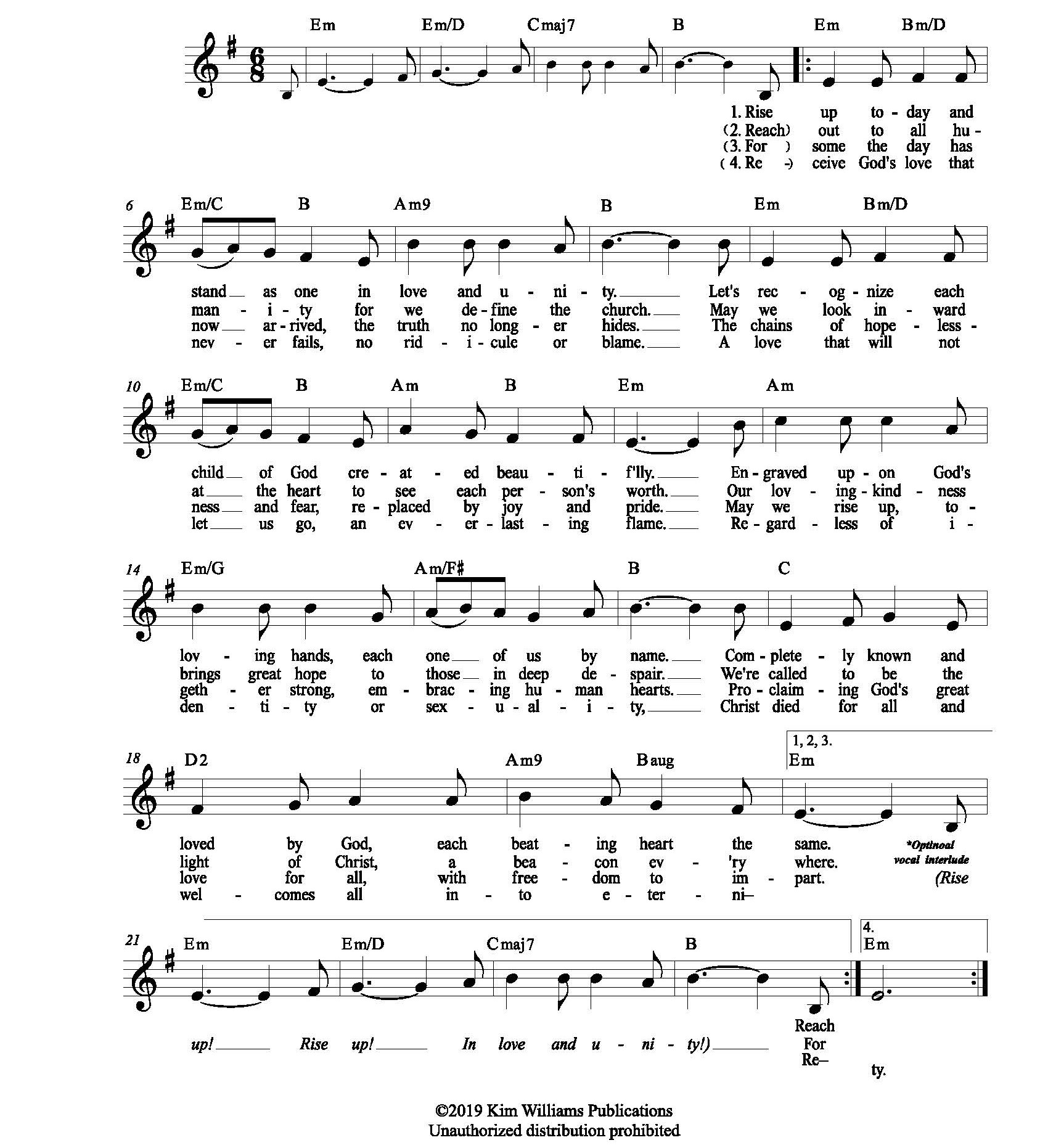 A sheet music with text and notes Description automatically generated