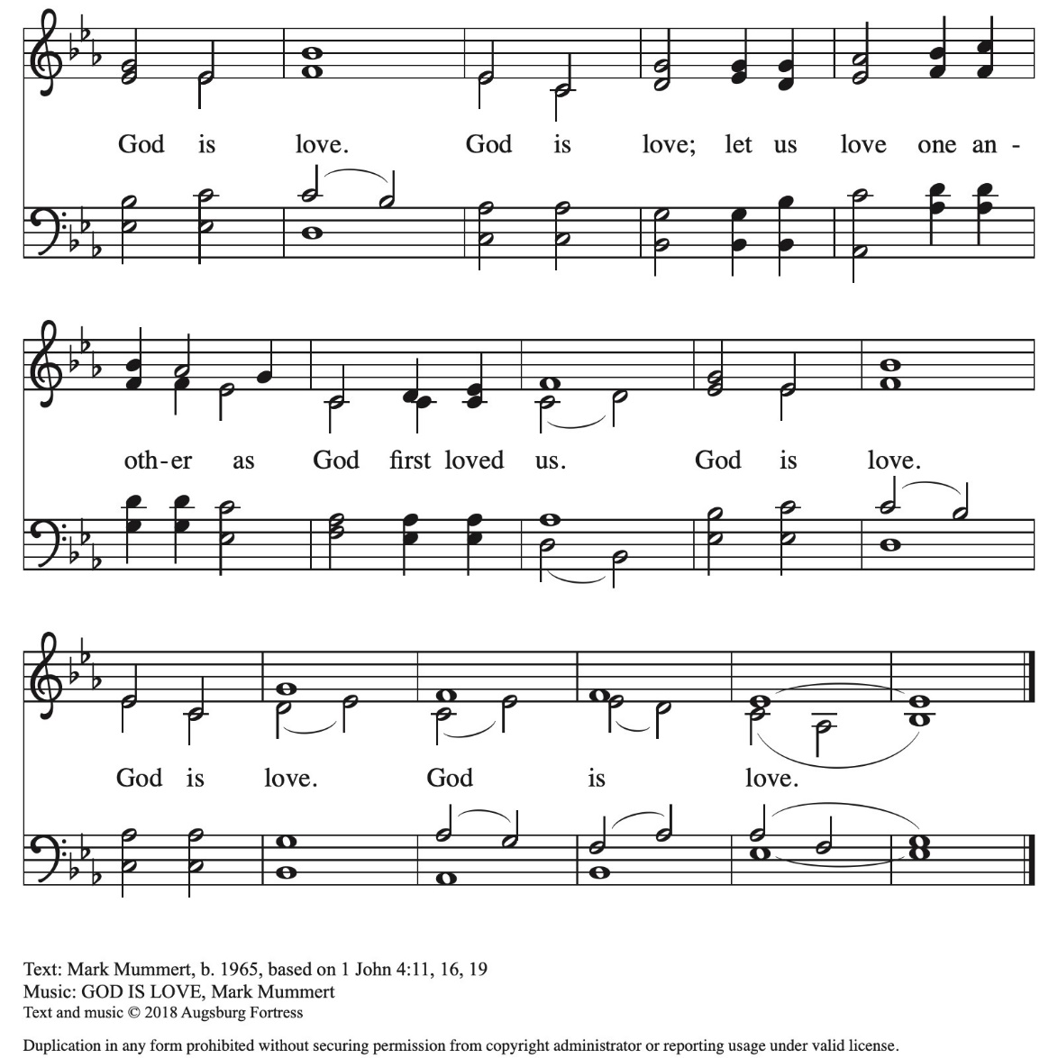 A sheet music with words and notes Description automatically generated