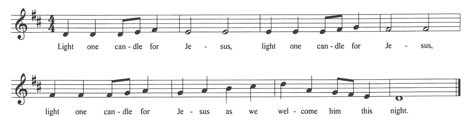 A sheet music with notes

Description automatically generated